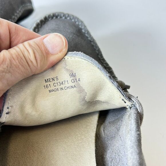 Cole Haan Grant Gray Suede Slip-on Camp Driving Loafer Shoes Size 9M - Picture 9 of 15